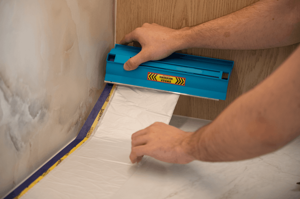 Zakładanie Pro-Masker w łazience